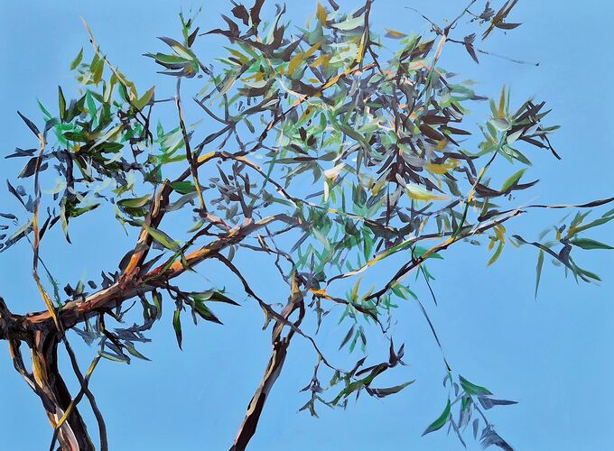 olive branch / acrylic on canvas