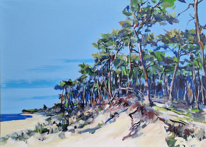 Weststrand, painting No. 2267 / acrylic on canvas